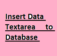 xojo save textarea in database