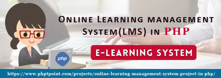 E-Learning management System PHP and MySQL